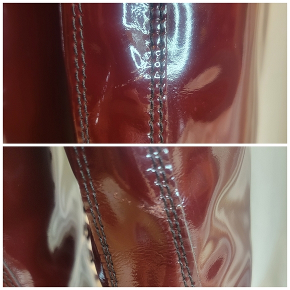 SUPER RARE Vintage Dr Martens oxblood 20 eyelet knee high MADE IN ENGLAND 3/5 - Picture 2 of 16